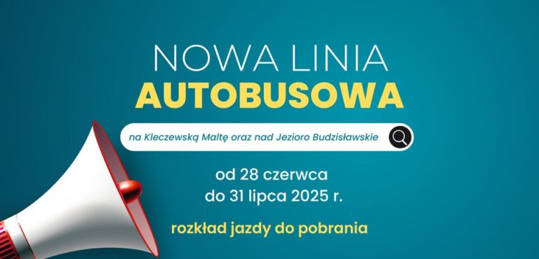 Nowa linia autobusowa dla plażowiczów i turystów – wakacyjna inicjatywa burmistrza Kleczewa
