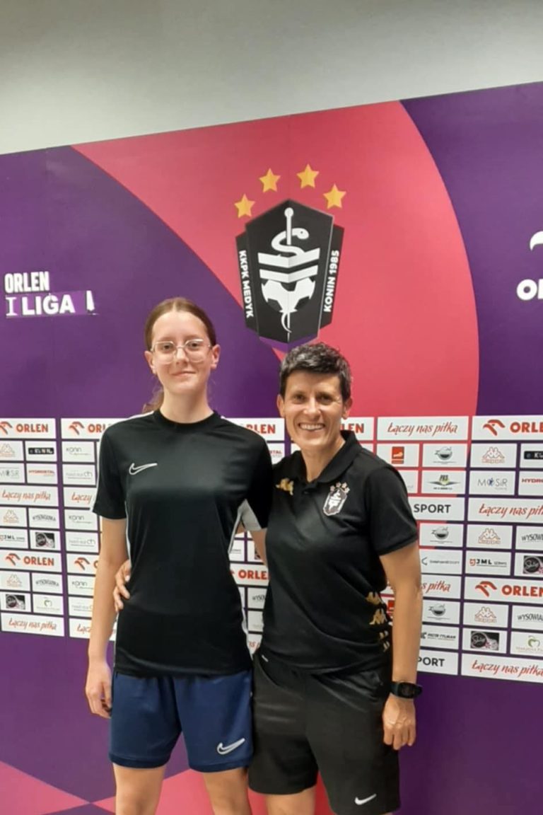 Sandra Skutecka z LKS Zjednoczeni Rychwał na konsultacjach w KKPK Medyk Konin