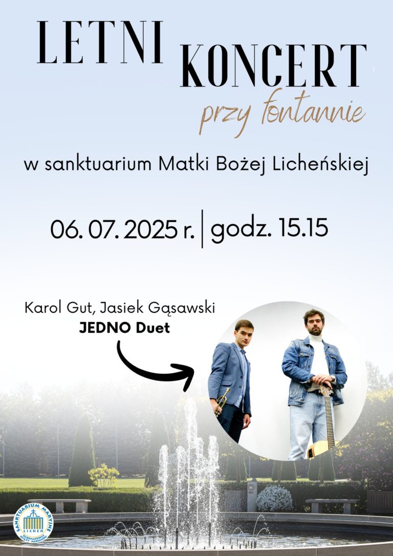 Letnie koncerty przy fontannie – muzyka, która otwiera serca