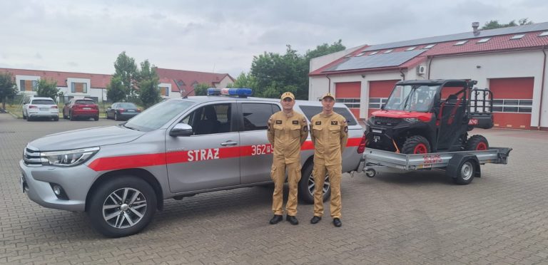 Strażacy z Konina ruszyli na południe Polski – wsparcie w obliczu zagrożeń pogodowych