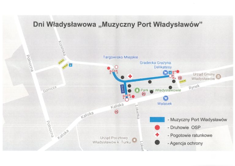 Muzyczny Port Władysławów – utrudnienia w ruchu
