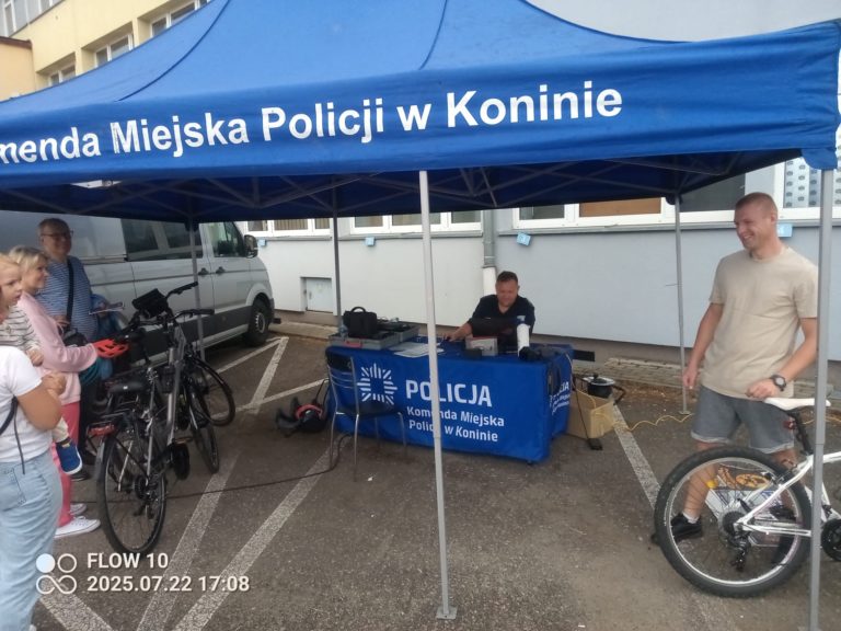 Policjanci oznakowali 40 rowerów w ramach akcji WIBERO