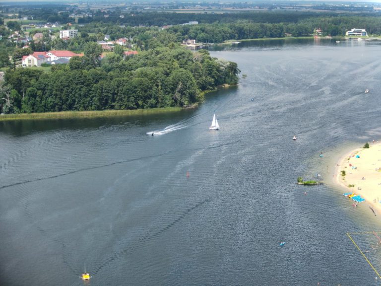 KONTROLE NAD JEZIOREM ŚLESIŃSKIM Z WYKORZYSTANIEM POLICYJNEGO DRONA