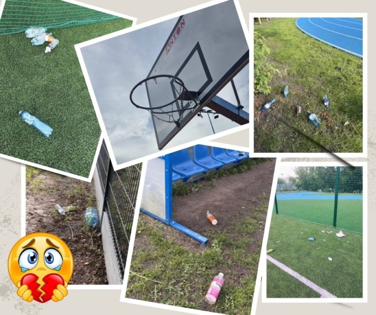 BOISKA PRZY III LO W KONINIE ZNISZCZONE TUŻ PO ODDANIU DO UŻYTKU