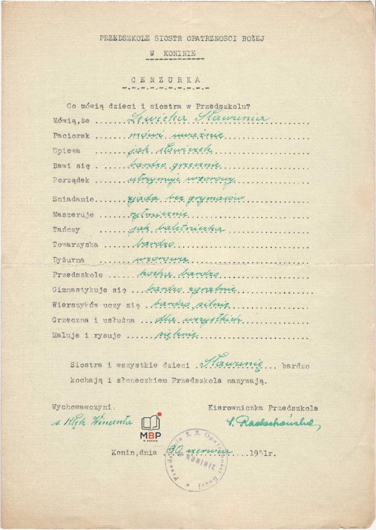 CENZURKA Z 1951 ROKU WZBOGACIŁA ZBIORY KONIŃSKIEGO ARCHIWUM SPOŁECZNEGO