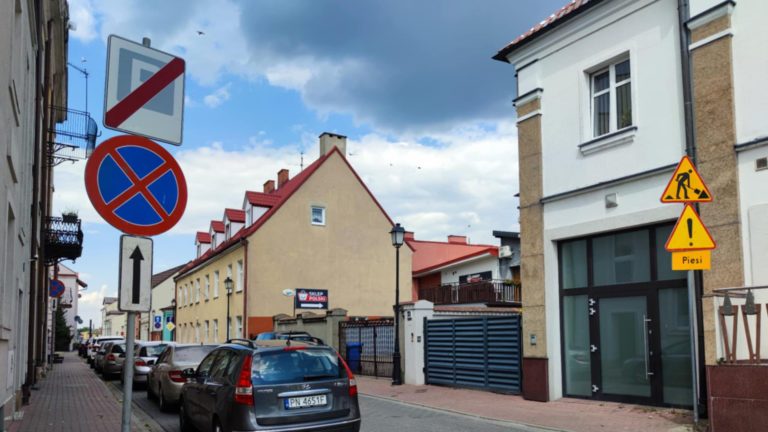 ul. Słowackiego – Zakaz Zatrzymywania się B-36