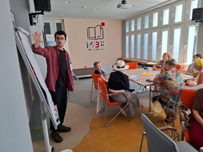 WARSZTATY BIBLIOTERAPEUTYCZNE „MOJE WSZYSTKIE SŁOWA WSZĘDZIE” W MBP W KONINIE