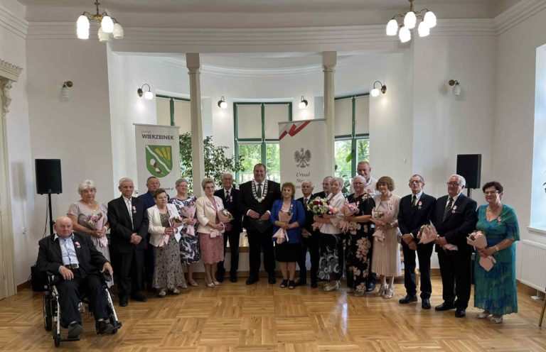 Małżeństwa z Gminy Wierzbinek świętowały 50-lecie pożycia