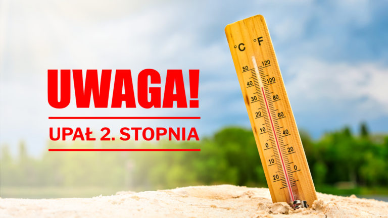 Uwaga Upał 2. stopnia konin sieprnień