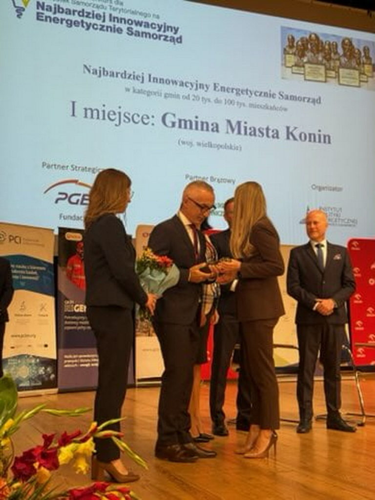 KONIN NAJLEPSZYM INNOWACYJNYM SAMORZĄDEM ENERGETYCZNYM