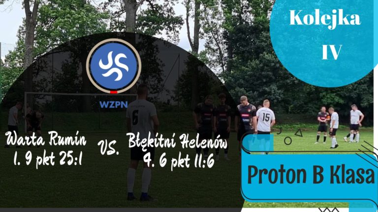 WARTA RUMIN PRZED TRUDNYM SPRAWDZIANEM Z BŁĘKITNYMI HELENÓW