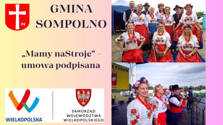 NOWE STROJE KUJAWSKIE DLA ZESPOŁU „DĘBOWIACY” Z GMINY SOMPOLNO