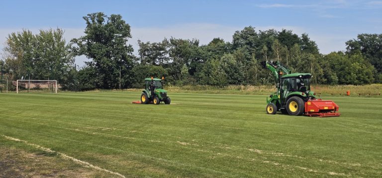 GKS PIAST GRODZIEC – PRACE NAD MURAWĄ PRZED NOWYM SEZONEM