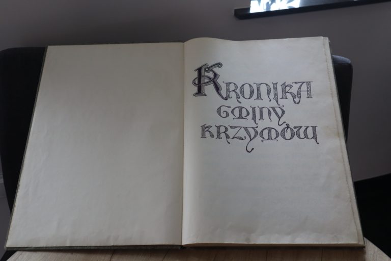 KRONIKA GMINY KRZYMÓW CZEKA NA DALSZE UZUPEŁNIENIA