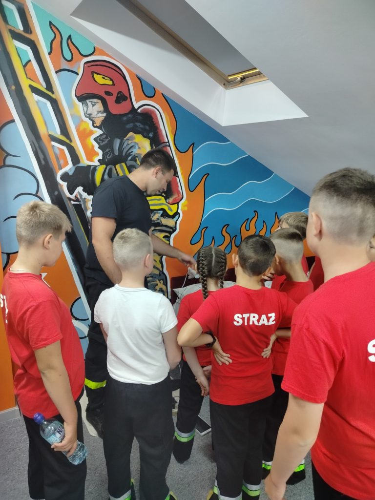 TYGRYSY Z OSP KRZYMÓW Z WIZYTĄ W JRG 2 W KONINIE