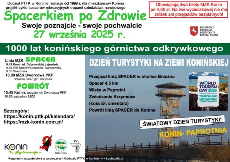 SPACERKIEM PO ZDROWIE DO GMINY KRZYMÓW