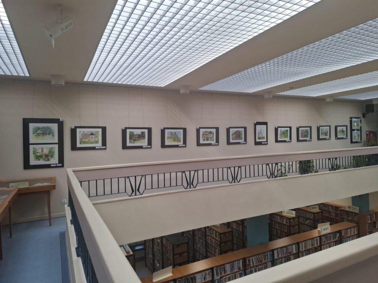 WYSTAWA „Z AKWARELĄ W STRONĘ TRADYCJI” W MBP W KONINIE