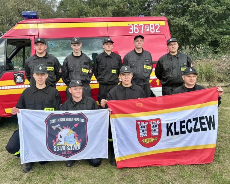 Powiatowe zawody sportowo-pożarnicze w Kramsku – udział drużyn z Gminy Kleczew