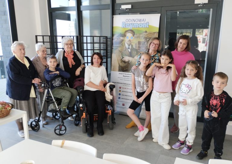 Reymont z babciami i wnuczętami – międzypokoleniowe spotkanie w Bibliotece Magnetycznej
