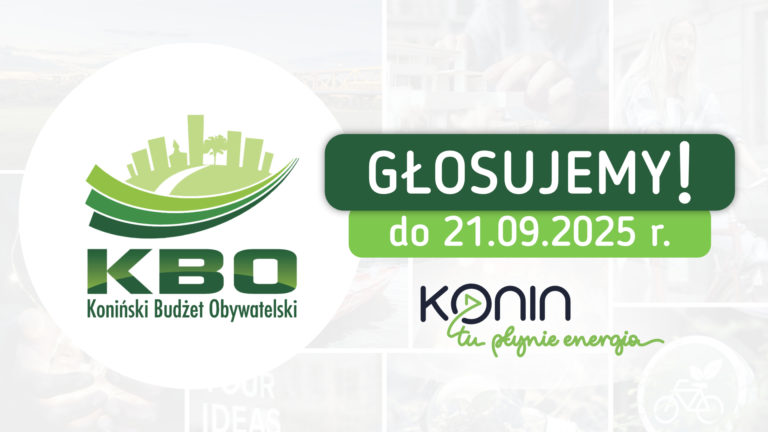 Głosowanie w Konińskim Budżecie Obywatelskim 2026