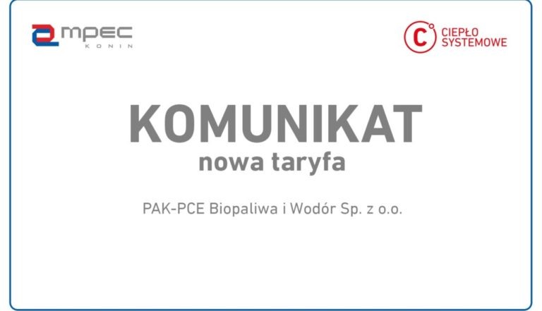 Nowe ceny ciepła w Koninie od 1 października 2025 r.