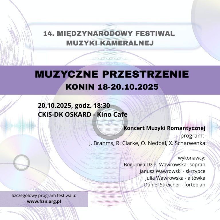 MUZYCZNE PRZESTRZENIE PONOWNIE W KONINIE