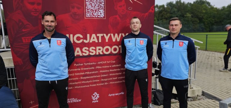 TRENERZY GKS SOMPOLNO NA SZKOLENIU ŁZPN W ŁODZI