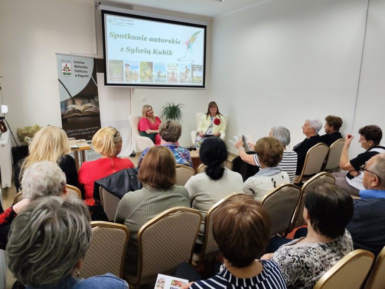 SPOTKANIE AUTORSKIE Z SYLWIĄ KUBIK W RZGOWIE