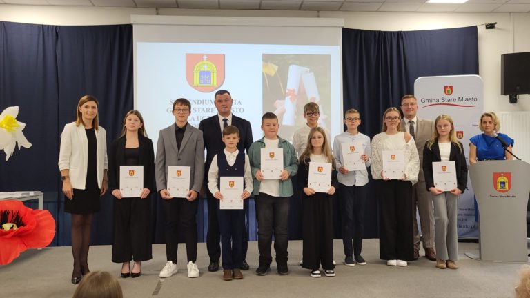 STYPENDIA WÓJTA GMINY STARE MIASTO DLA NAJZDOLNIEJSZYCH UCZNIÓW