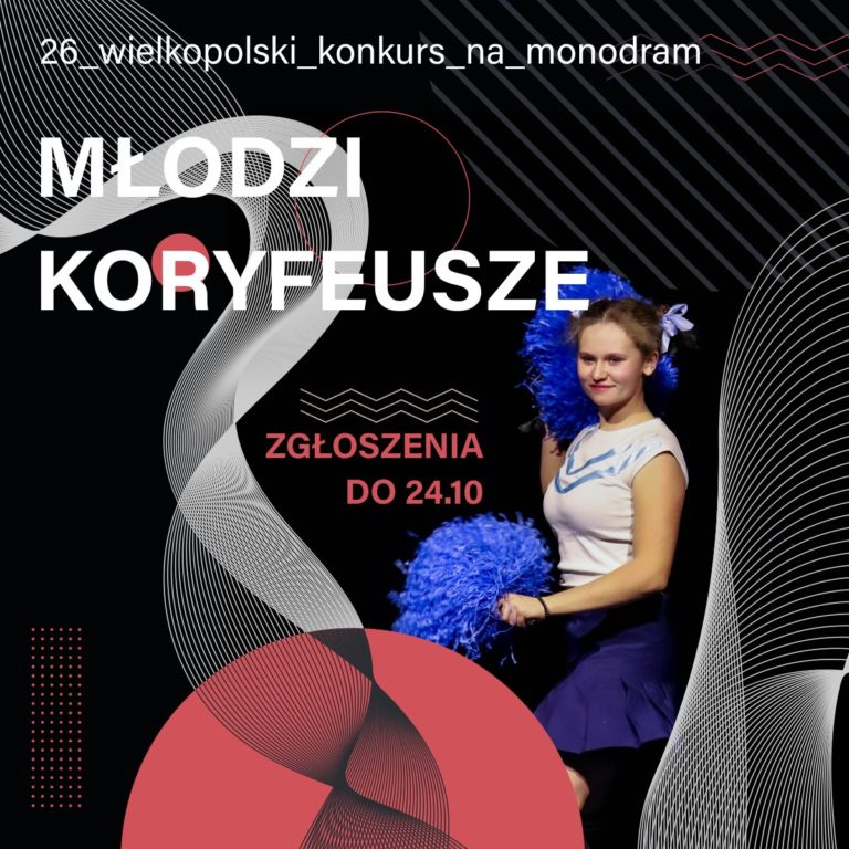 MŁODZI AKTORZY Z WIELKOPOLSKI PONOWNIE W KLECZEWIE – 26. EDYCJA MŁODYCH KORYFEUSZY JUŻ W LISTOPADZIE