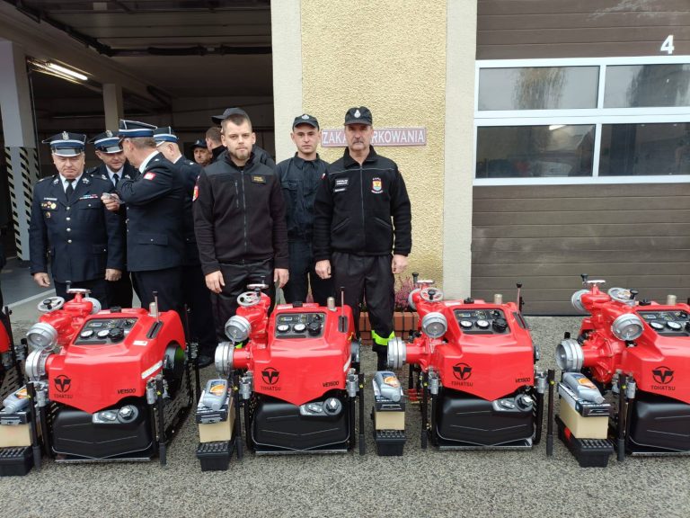 Nowa motopompa Tohatsu w OSP Grodziec zwiększa możliwości jednostki