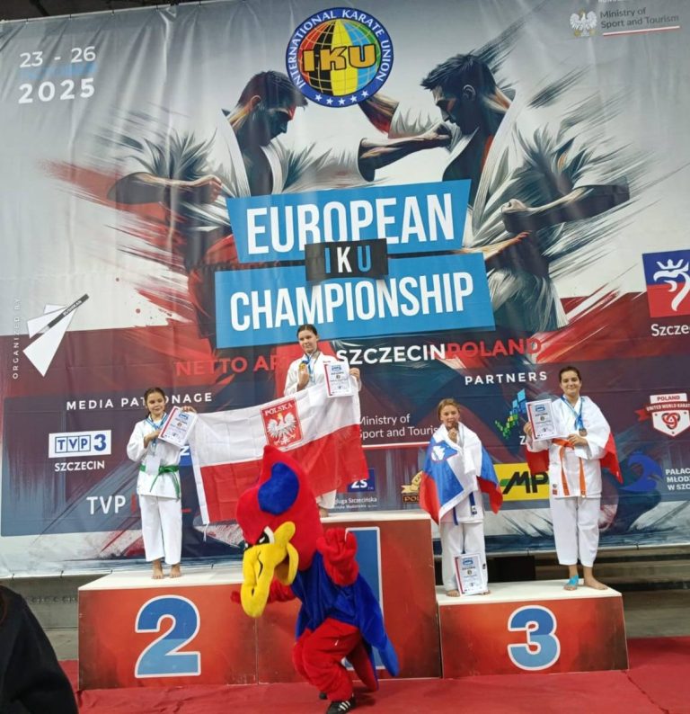 Młodzi karatecy z Feniksa Kleczew z medalami Igrzysk Europejskich IKU w Szczecinie