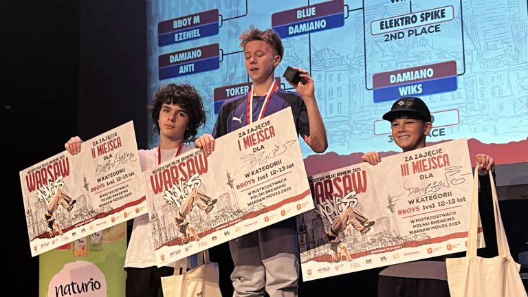 Tancerze z BAS pokazali klasę w Mistrzostwach Polski Breaking WARSAW MOVES!
