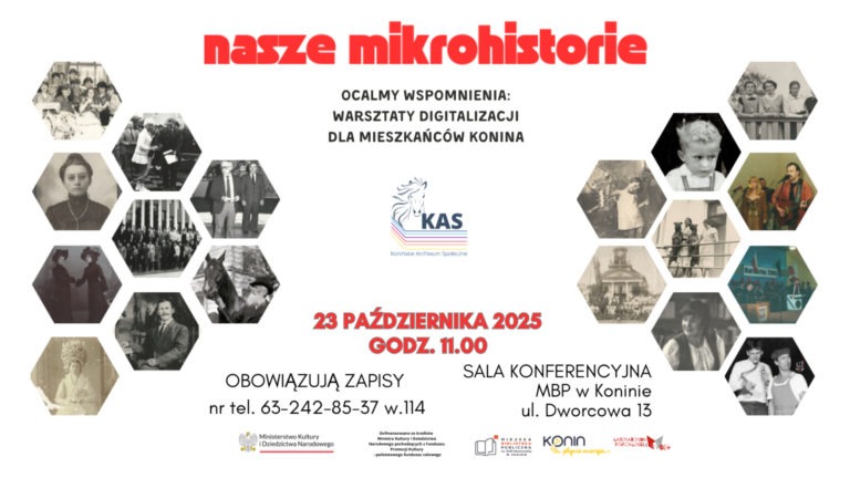 Nasze mikrohistorie plakat warsztaty