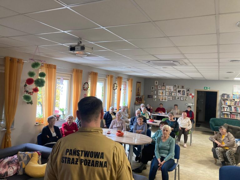 Prewencja pożarowa wśród seniorów w Golinie