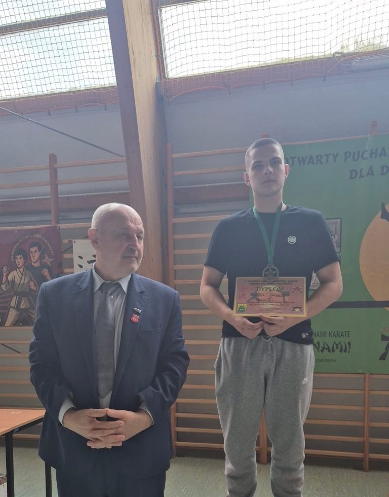 Sukces ucznia z Kleczewa na V Otwartym Turnieju Karate Tsunami