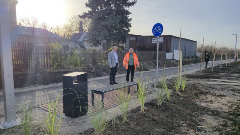 Ścieżka rowerowa w Sompolnie coraz bliżej ukończenia