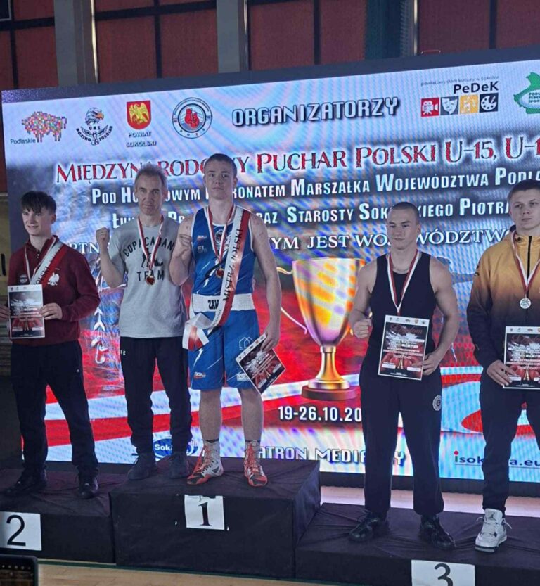 Dawid Zawodny z Kopernika mistrzem Międzynarodowego Pucharu Polski w boksie