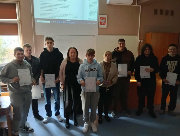 Europejski Certyfikat Umiejętności Komputerowych dla uczniów Zespołu Szkół Technicznych w Koninie