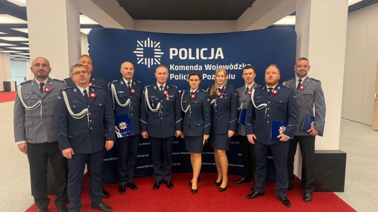 Uroczystość wielkopolskiej policji na Międzynarodowych Targach Poznańskich