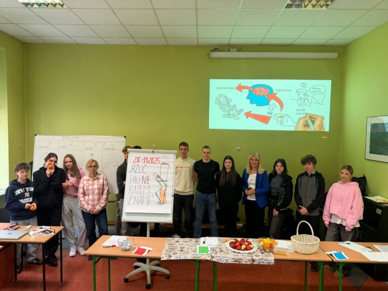 Światowy Dzień Rzucania Palenia w Zespole Szkół Centrum Kształcenia Ustawicznego w Koninie