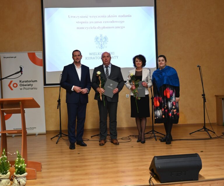 Wyróżniające oceny pracy dla dyrektorów szkół z Konina