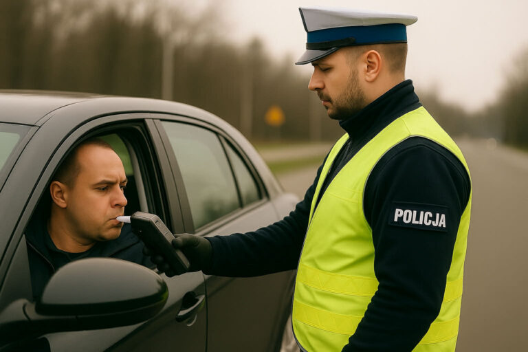 Konińska policja zatrzymała czterech kierowców pod wpływem alkoholu. Akcja „Trzeźwość” ponownie na drogach regionu