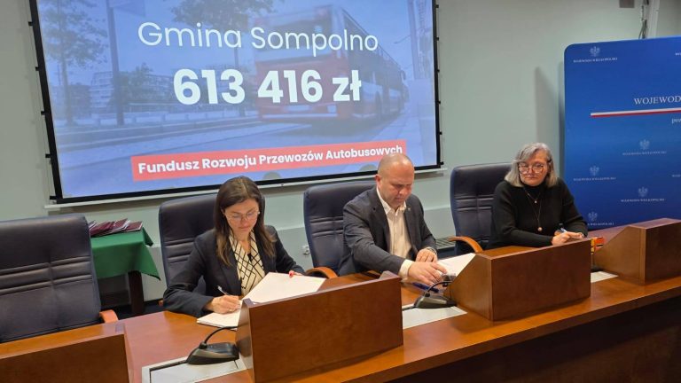 Gmina Sompolno z dofinansowaniem na transport publiczny