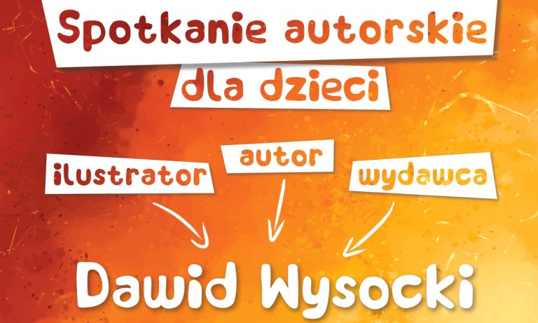 Spotkanie z autorem Dawidem Wysockim w MBP w Koninie