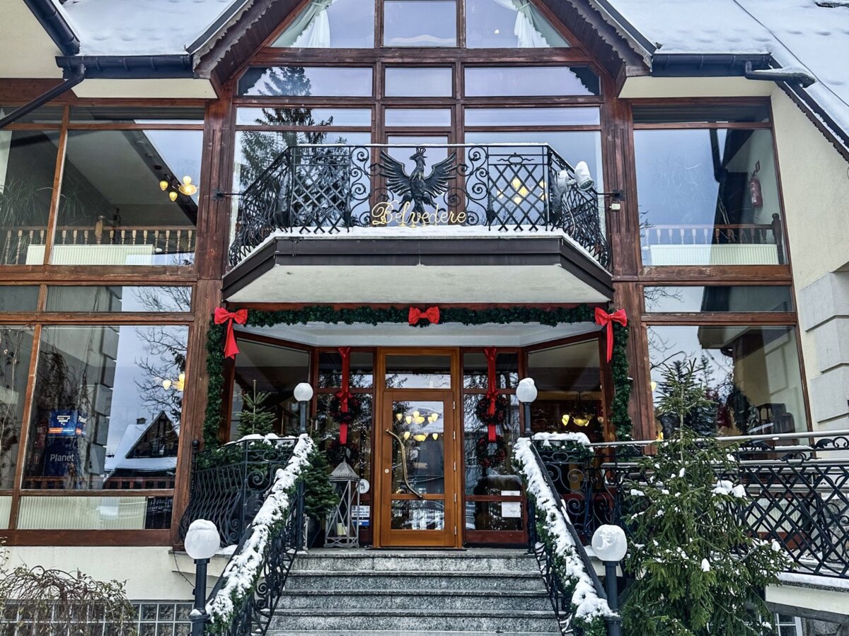 Hotel Belvedere w centrum Zakopanego