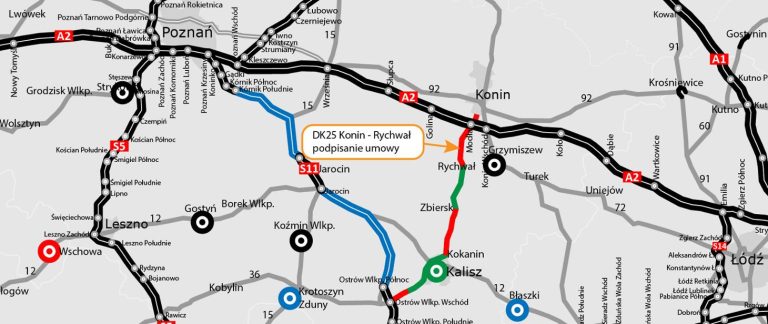 Umowa na rozbudowę DK25 podpisana