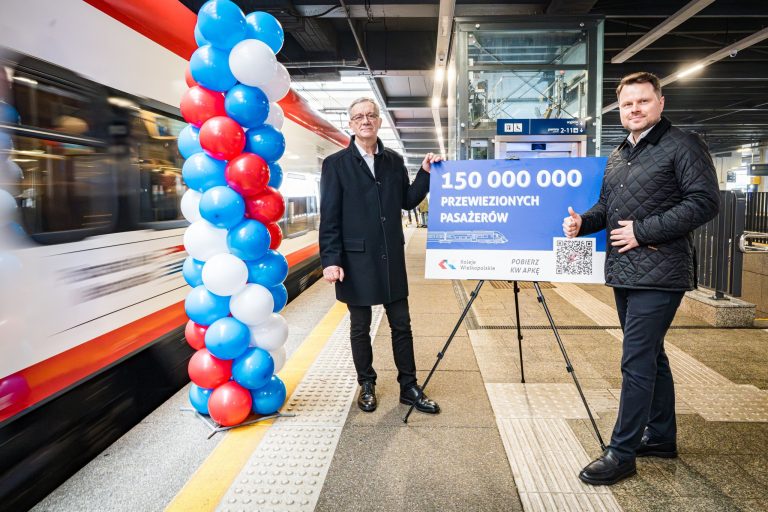 Historyczny rekord na wielkopolskich torach. 150 milionów pasażerów z udziałem mieszkańców Konina