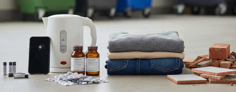 Czego nie wrzucać do śmietnika?