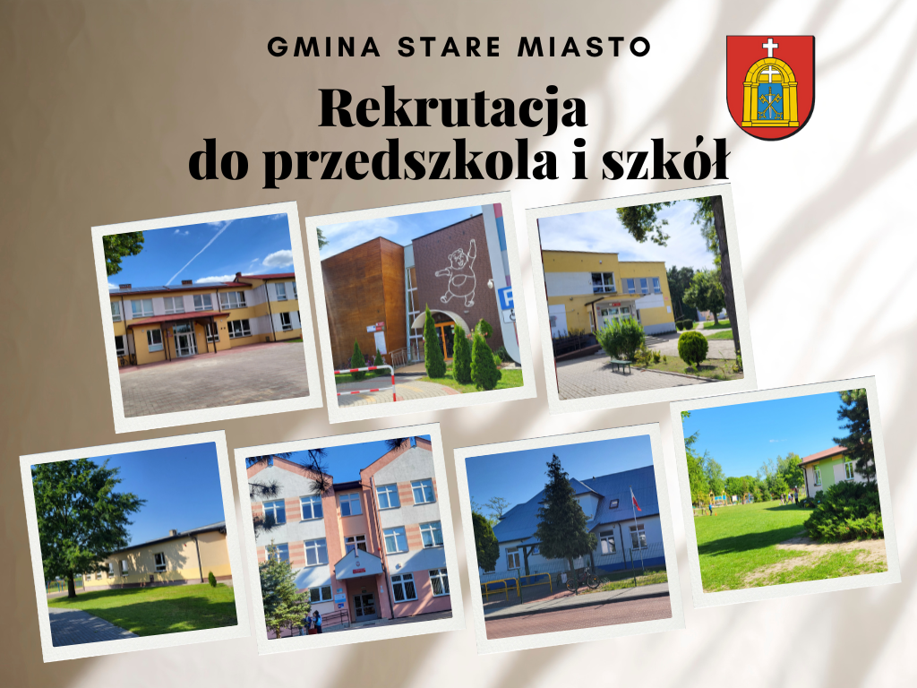 rekrutacja do przedszkola i szkół Gmina Stare Miasto